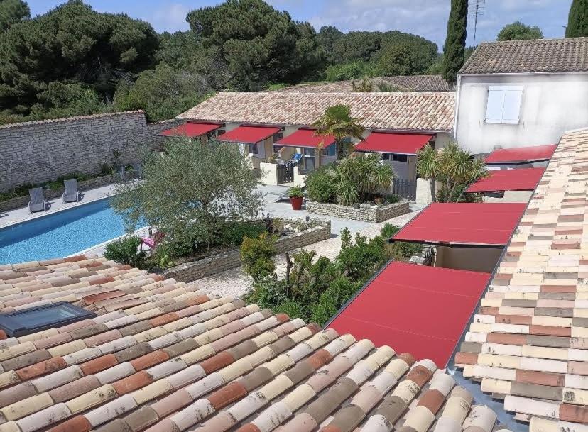 Villa Del Re 3 Face A La Piscine La Flotte Exterior foto